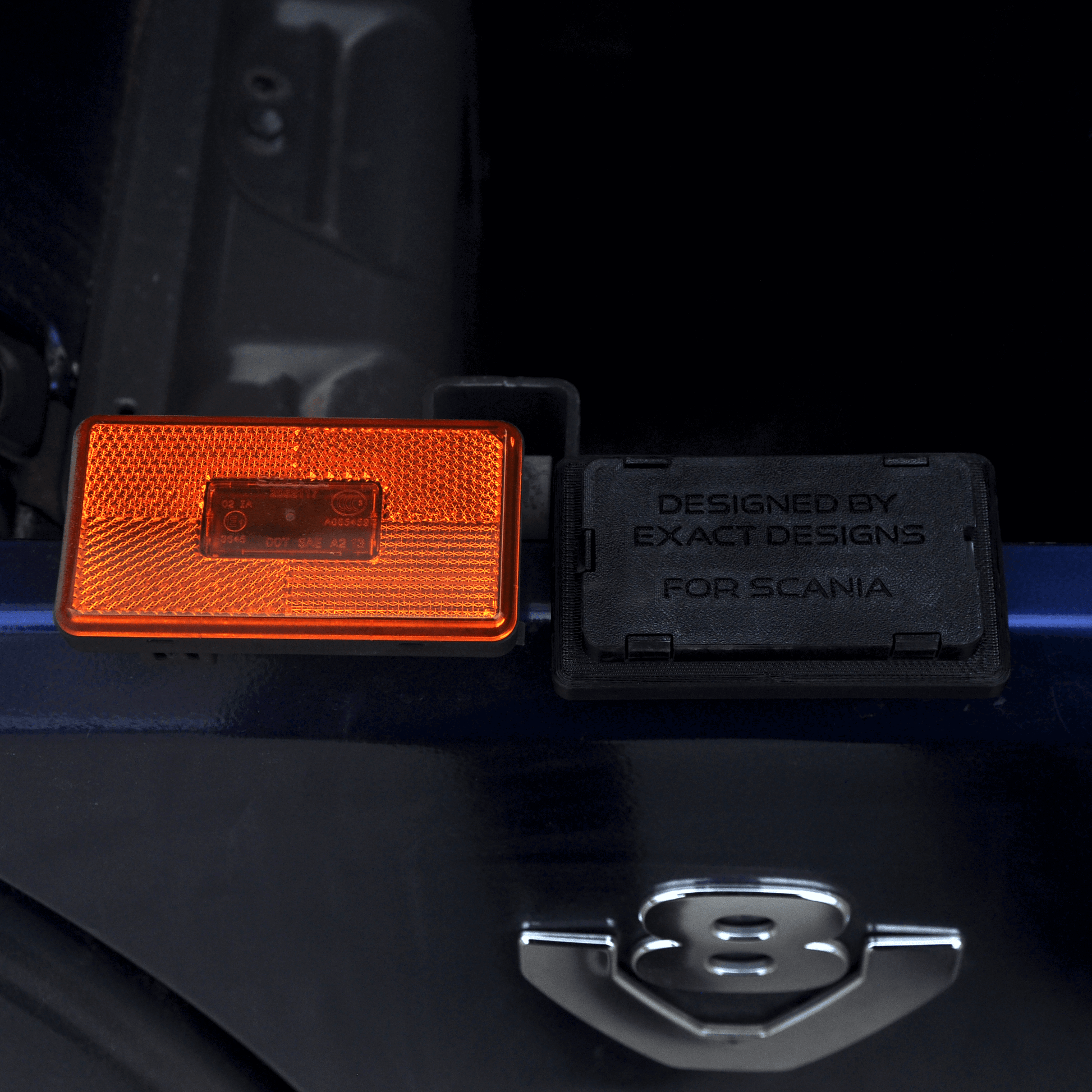 Ersatzabdeckung für orange Positionsleuchte – Scania NextGen Serie - Exact Designs