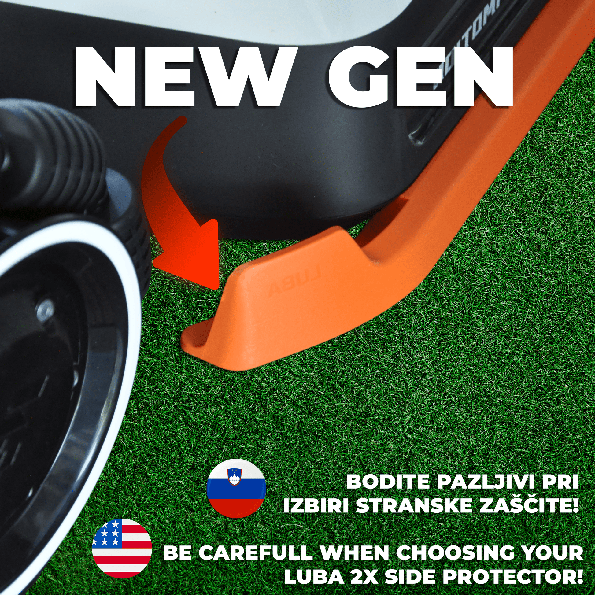 Mammotion Luba 2 AWD 3000X / 5000X / 10000X – Schutz - Kit V2.0 - Exact Designs